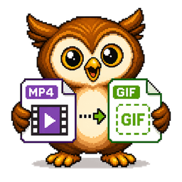 Convert MP4 to GIF — Trim, Resize & Optimize — ConvertOwl illustration