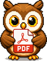 ConvertOwl mascot holding a PDF file