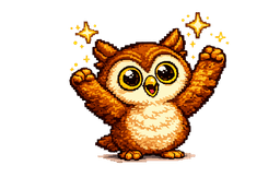 ConvertOwl mascot cheering